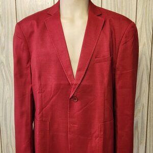 Coofandy red blazer 3XL men NWT